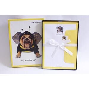 Zelda Wisdom, Why Bee Noraml, Stationary, Funny Dog in Bee Outlook, 20 Writing